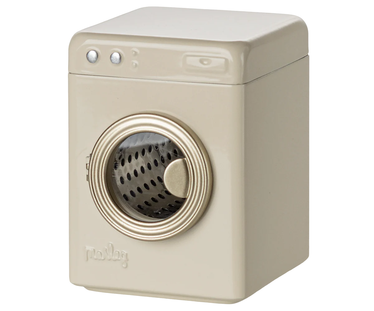 Maileg Washing Machine, Mouse - Off White