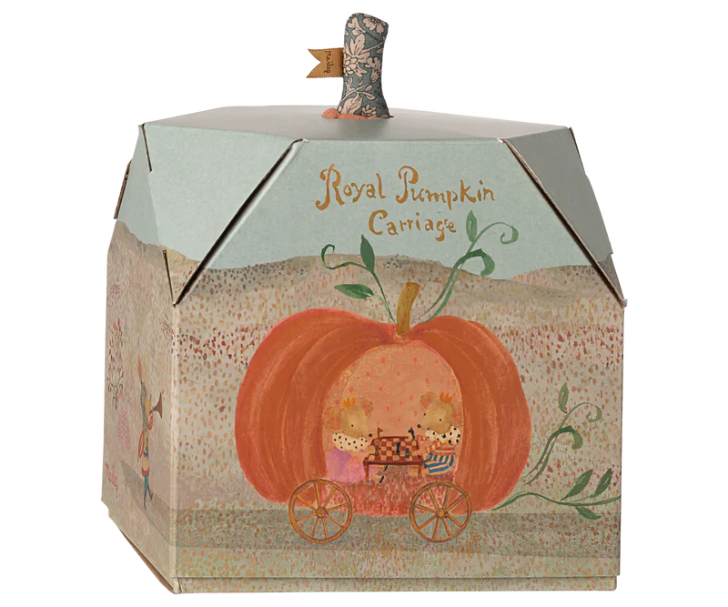 Maileg Pumpkin Carriage, Mouse