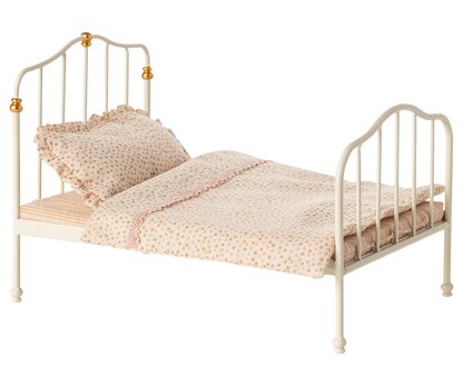 Maileg Vintage Bed, Mouse - Off White