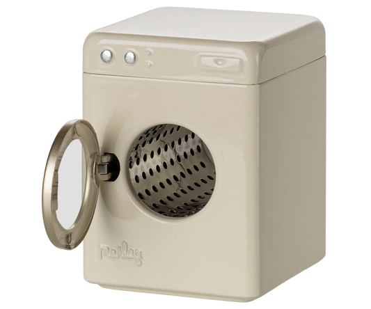Maileg Washing Machine, Mouse - Off White