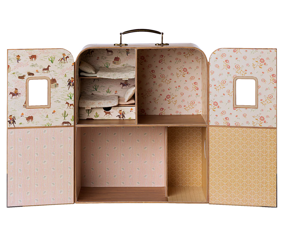 Maileg Suitcase House "SuitCasa" - Little Sister and Brother Mouse