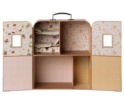 Maileg Suitcase House "SuitCasa" - Little Sister and Brother Mouse