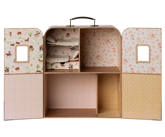 Maileg Suitcase House "SuitCasa" - Little Sister and Brother Mouse