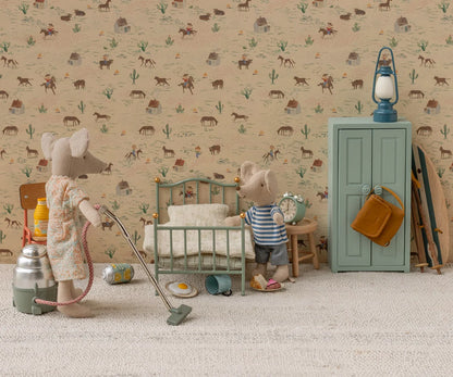Maileg Vintage Bed, Mouse - Mint