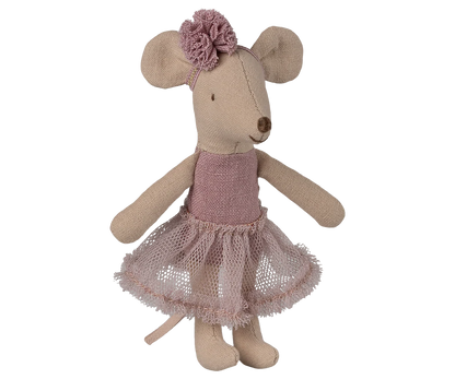 Maileg Ballerina Mouse, Little Sister - Heather