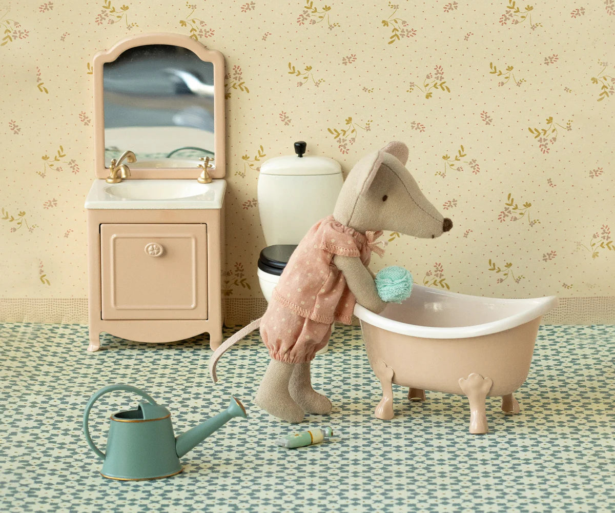 Maileg Bathtub Mouse, Rose