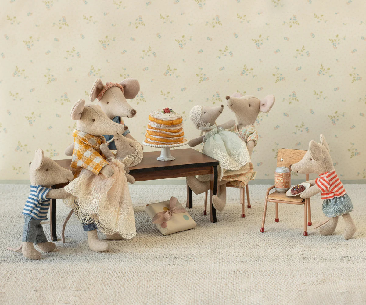 Maileg Baby Mouse in Gown - Powder #17-6000-00