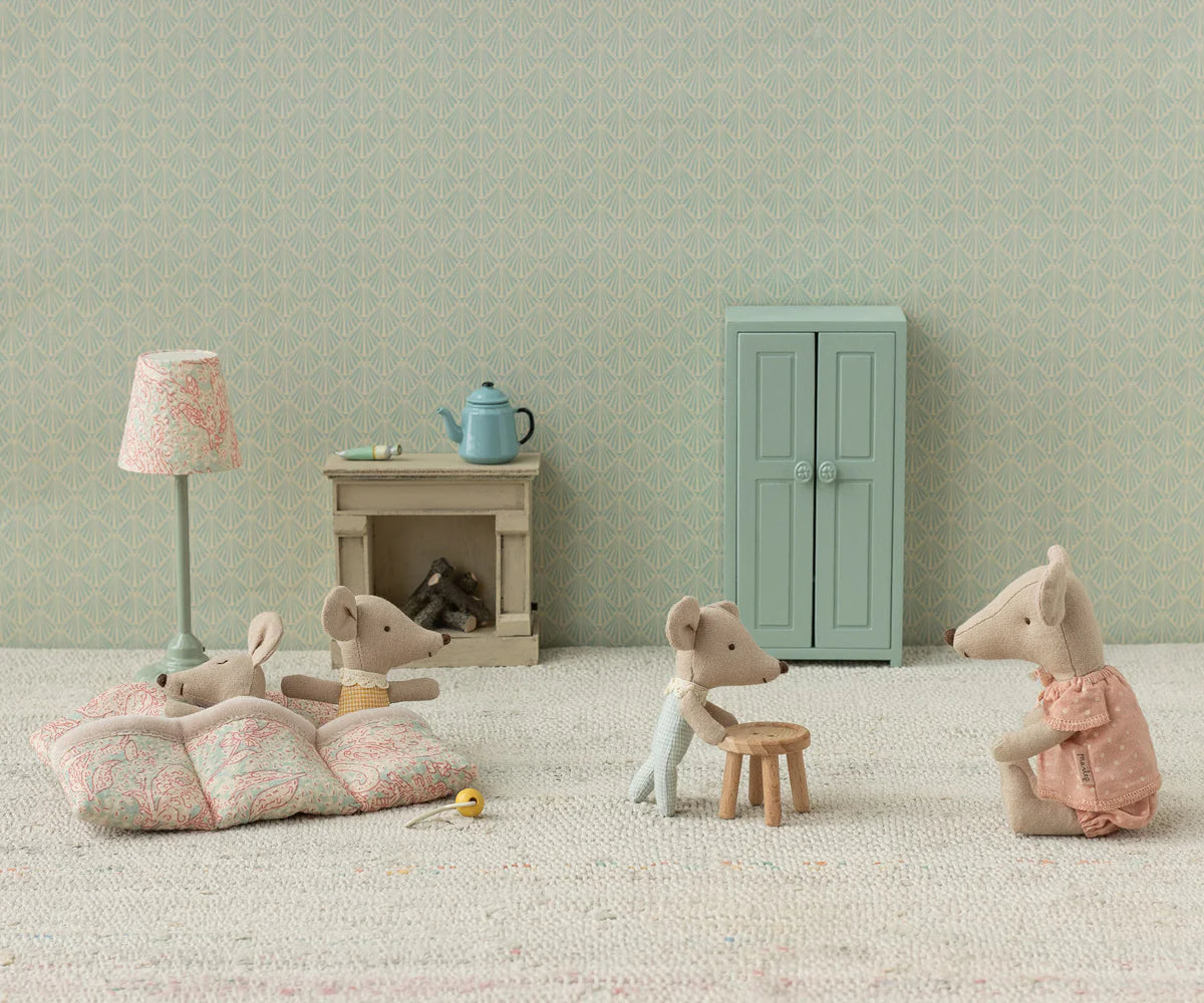 Maileg Triplets, Baby Mice in Matchbox #17-6001