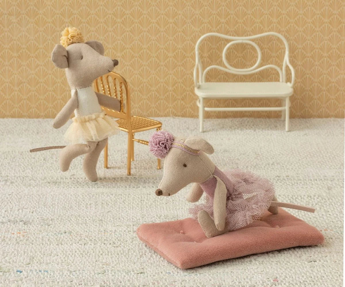 Maileg Ballerina Mouse, Little Sister - Heather