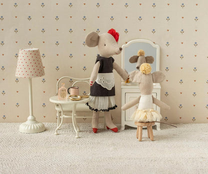 Maileg Vintage Floor Lamp, Mouse - Sand