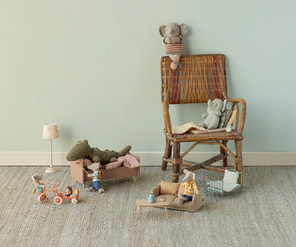Maileg Safari Friends, Crocodile Small - Olive Green