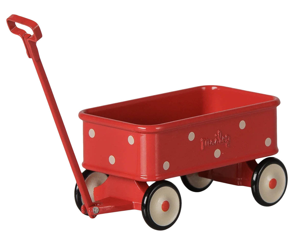 Maileg Wagon, Mouse - Red