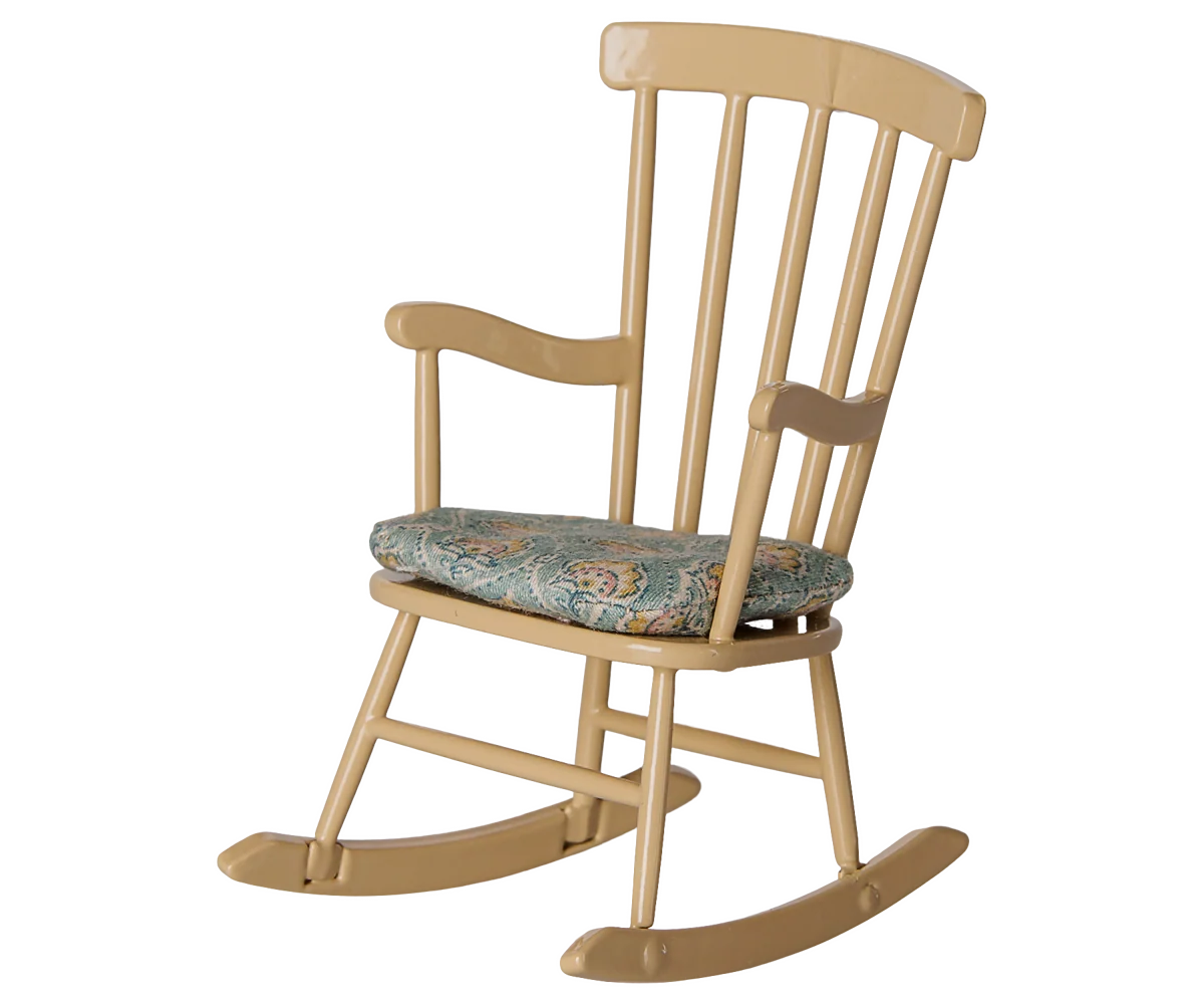 Maileg Rocking Chair, Mouse - Wheat
