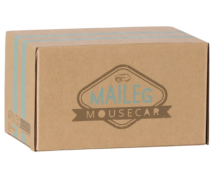 Maileg Car Mouse, Light Mint