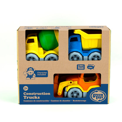 Green Toys Construction Trucks - Set of 3 - Little Pickles Toy Store