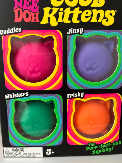 Schylling Official Needoh Teenie Cool Kittens Multi-Pack