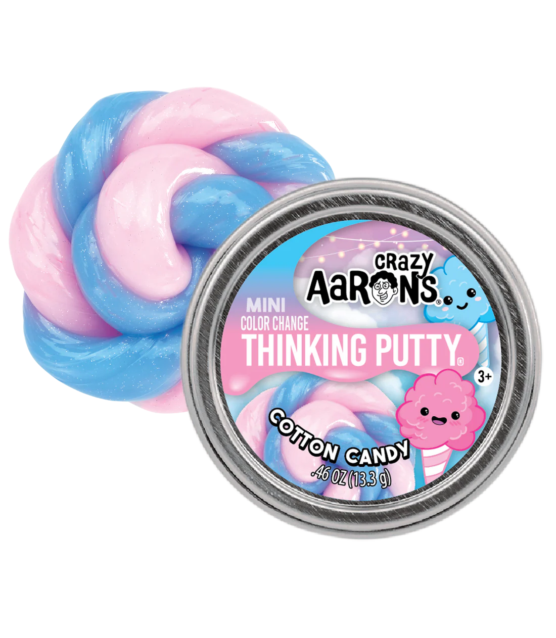 Crazy Aaron's 2" Tin - Cotton Candy