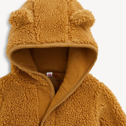 Brown Sherpa Baby Bear Jacket