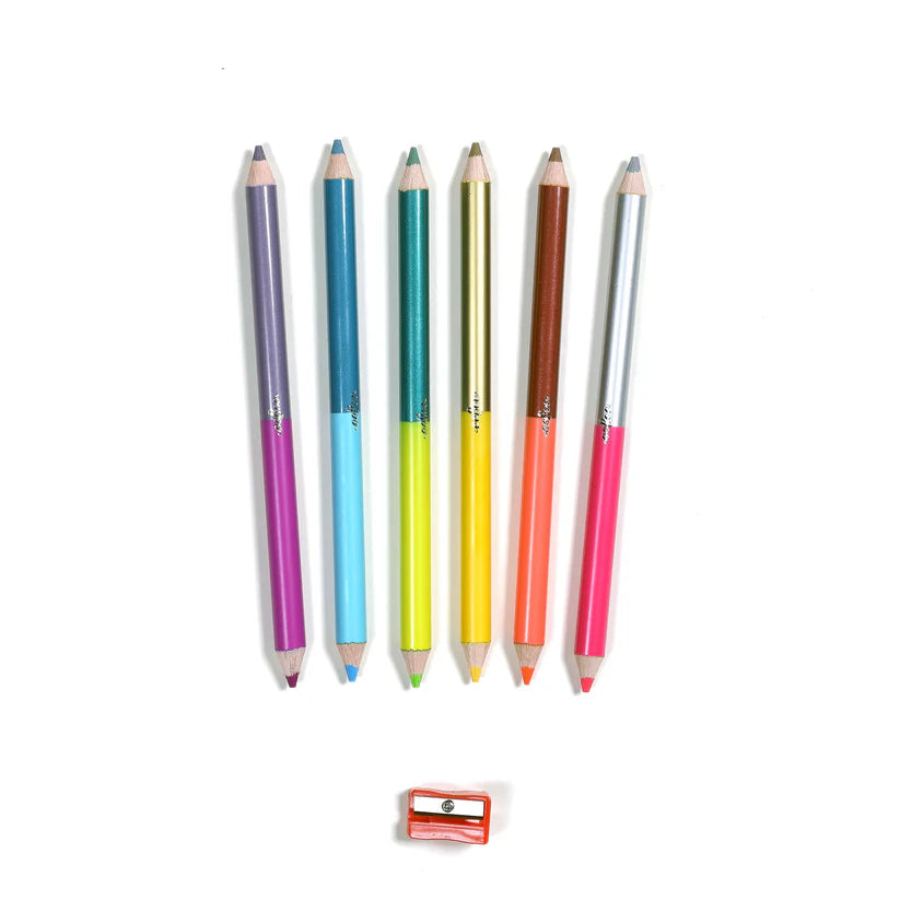 Rainbow 25 Double-Sided Pencils