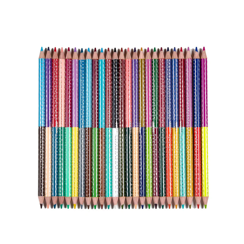 Rainbow 25 Double-Sided Pencils