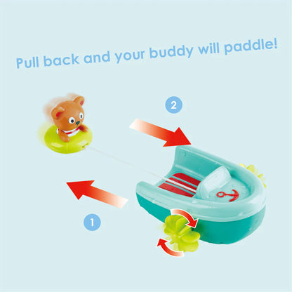 Tubing Pull-back Boat - Little Pickles Toy Store