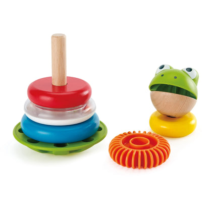 Mr. Frog Stacking Rings - Little Pickles Toy Store