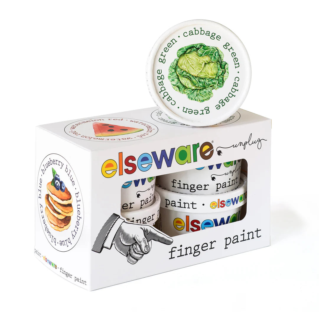 Elsewhere Unplug Finger Paints - 4 Pack - Little Pickles Toy Store