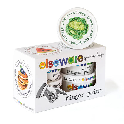 Elsewhere Unplug Finger Paints - 4 Pack - Little Pickles Toy Store