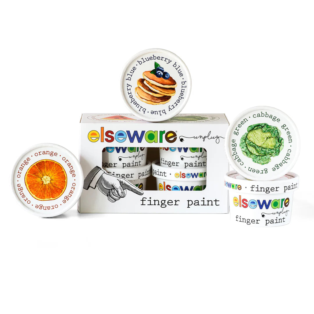 Elsewhere Unplug Finger Paints - 4 Pack - Little Pickles Toy Store