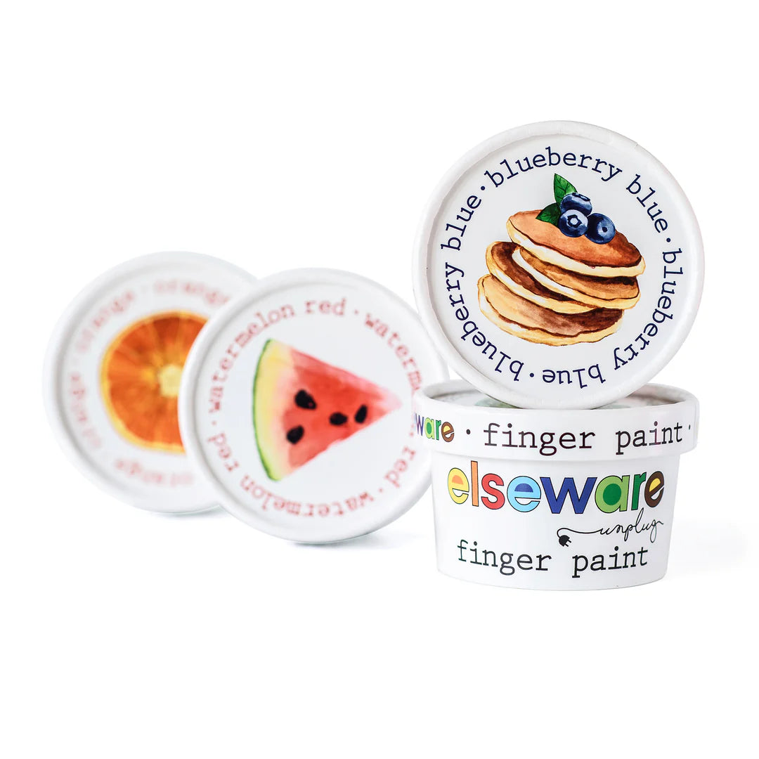 Elsewhere Unplug Finger Paints - 4 Pack - Little Pickles Toy Store