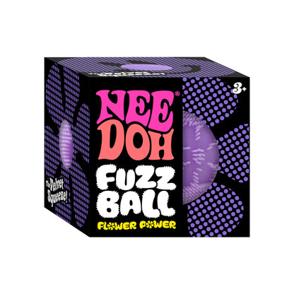 Schylling Official NeeDoh Fuzz Ball Flower Power - No Returns or Refunds