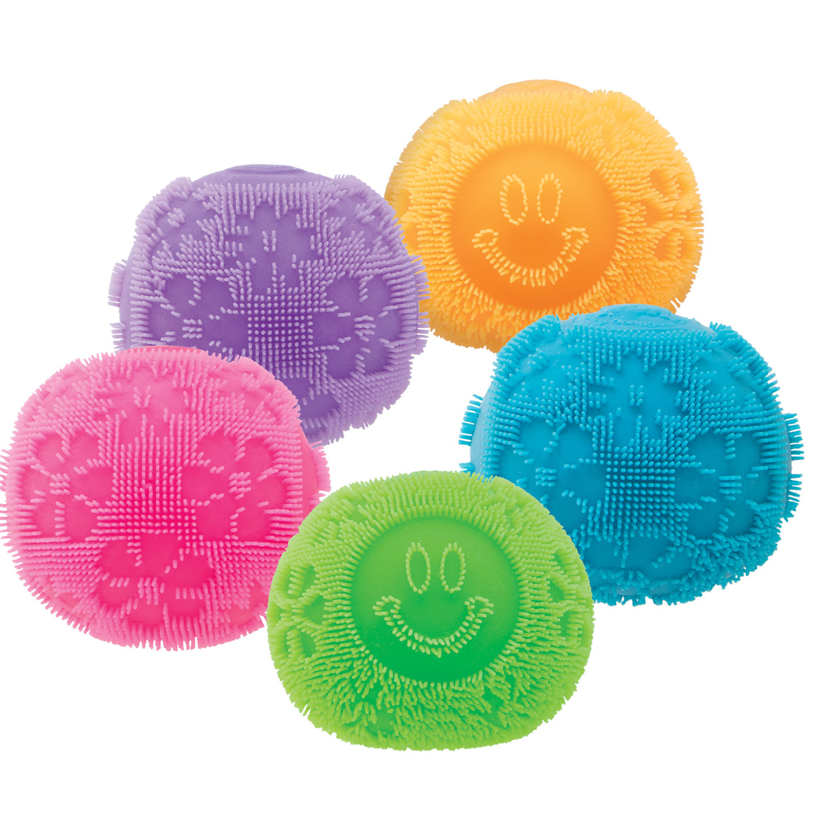 Schylling Official NeeDoh Fuzz Ball Flower Power - No Returns or Refunds