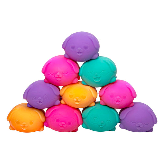 Schylling Official NeeDoh Teenie Funky Pup 3-Pack - No Returns or Refunds