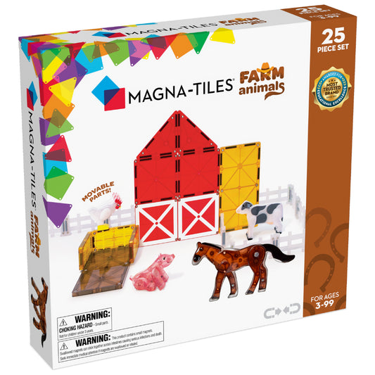 Magna-Tiles Farm Animals 25-Piece Set