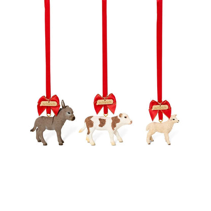 Schleich Limited Edition Holiday Ornaments Festive Farm Friends