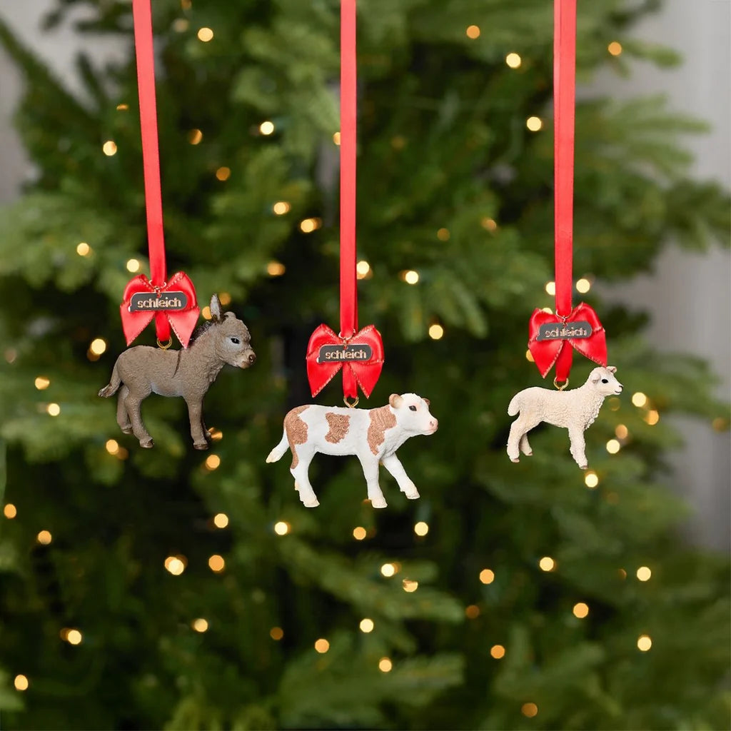 Schleich Limited Edition Holiday Ornaments Festive Farm Friends