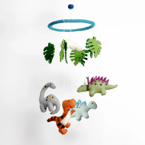 Felt Mobile Baby Dinosaur