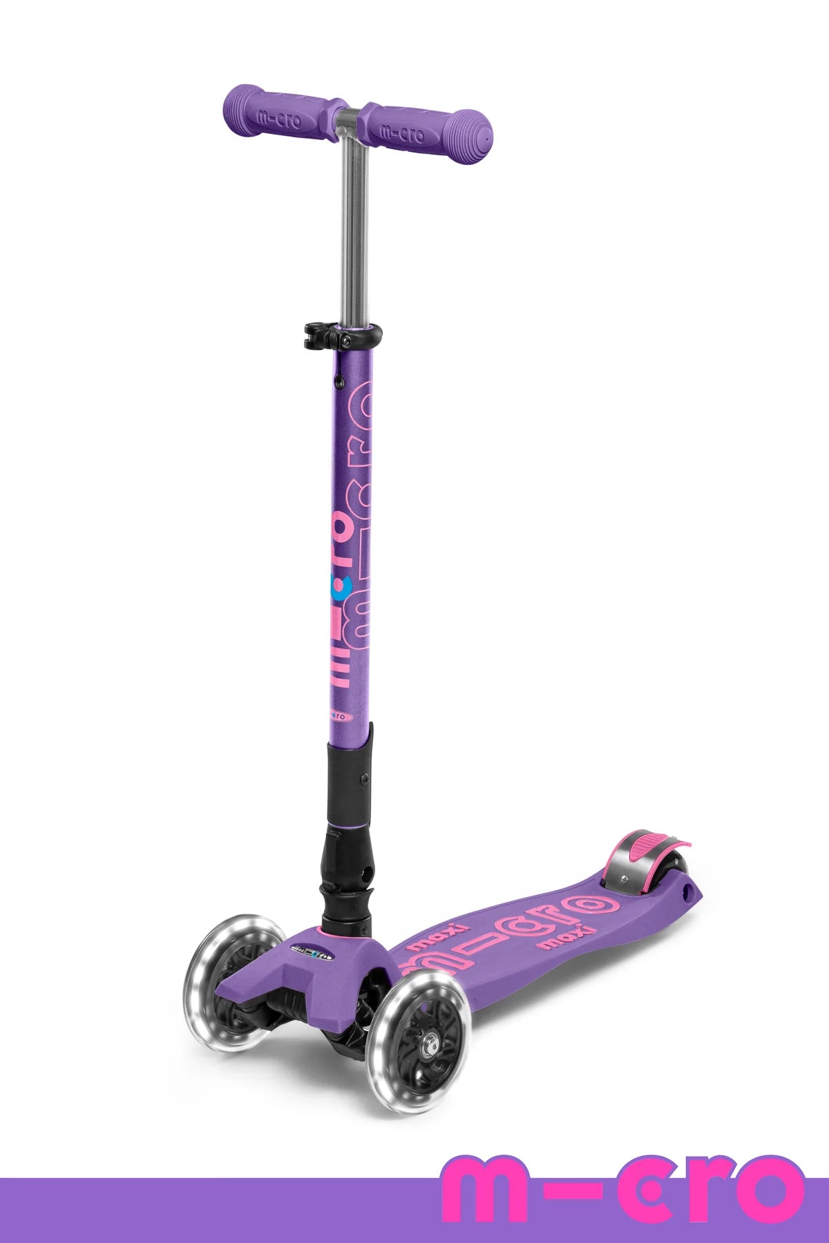 Micro Maxi Foldable LED Scooter