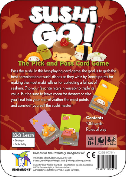 Gamewright Sushi Go - Little Pickles Toy Store