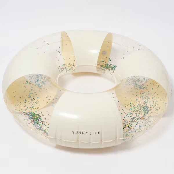 Tube Pool Ring Cotton Candy Stripe