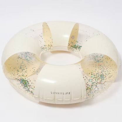 Tube Pool Ring Cotton Candy Stripe