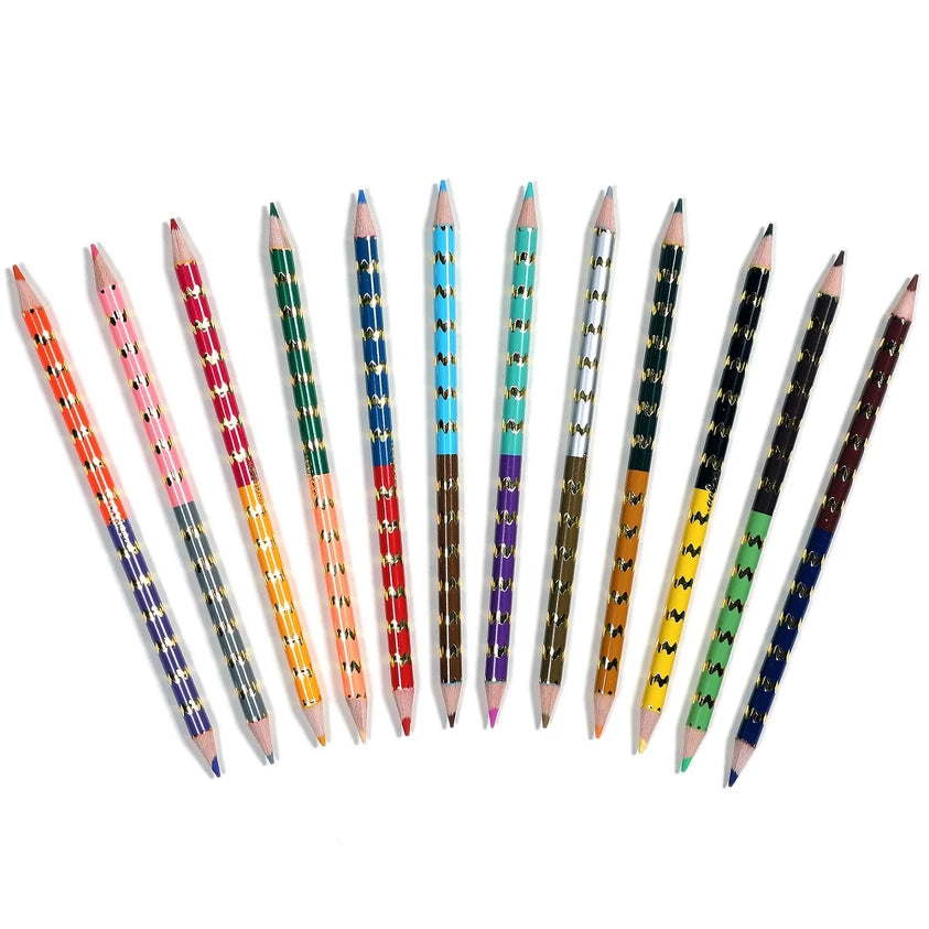 Fawn & Sun 12 Double Sided Colored Pencils