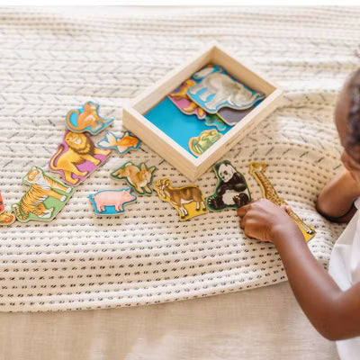 Wooden Animal Magnets