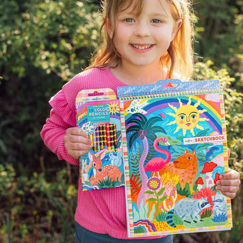 Fawn & Sun 12 Double Sided Colored Pencils