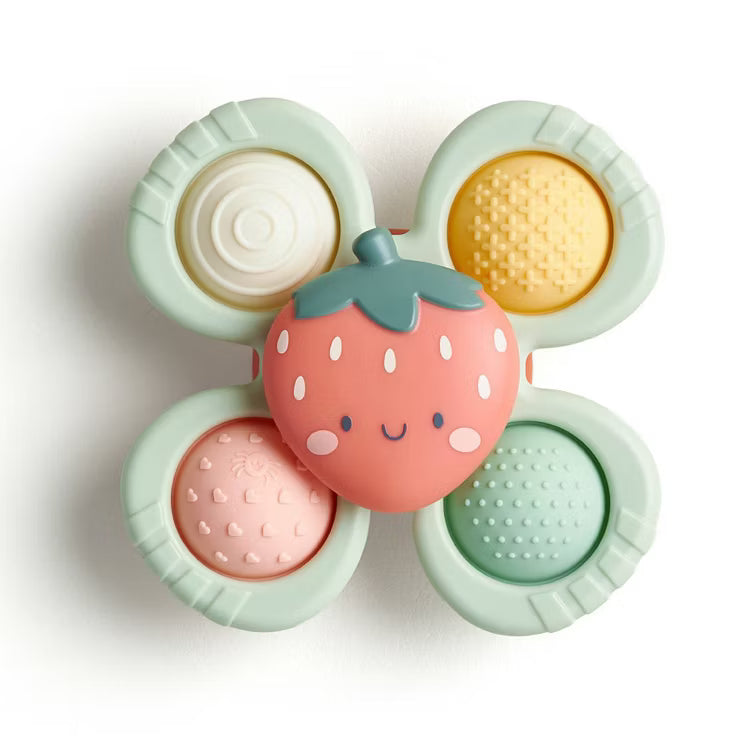 Itzy Pop & Whirl - Bath & Travel Toy - Strawberry