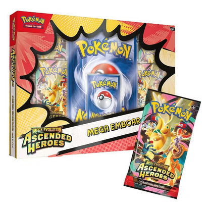 PKM: ME2.5: Ascended Heroes: Mega Emboar Ex Box