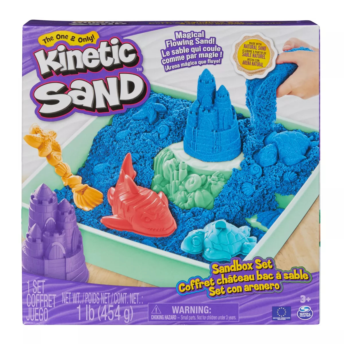 Kinetic Sand Sandbox Set, 1lb