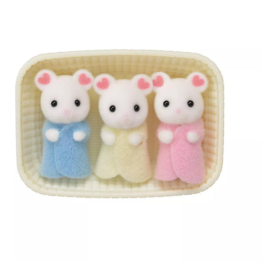 Marshmallow Mouse Triplets
