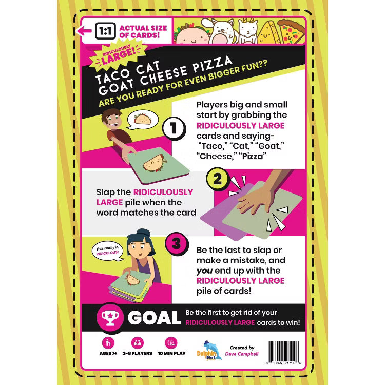 Taco Cat Goat Cheese Pizza Family Card Game