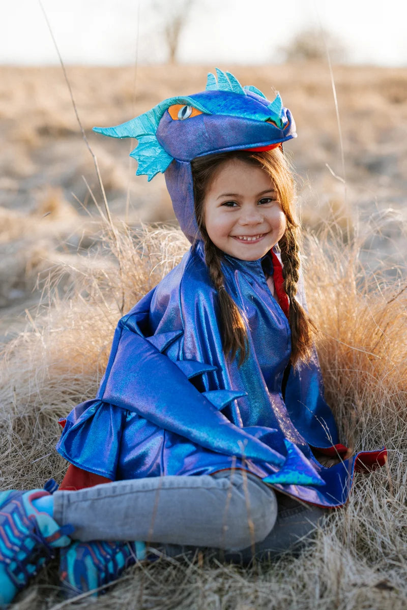 Emerald The Metallic Dragon Cape, Size 3-4